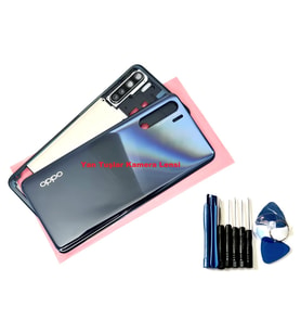 Oppo A91 FULL KASA Arka Pil Batarya Kapağı (TAMİR SETİ) SİYAH