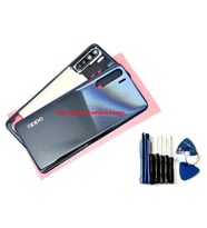 Oppo A91 FULL KASA Arka Pil Batarya Kapağı (TAMİR SETİ) SİYAH