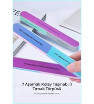 7 Aşamalı Taşınabilir Tırnak Törpüsü, Pratik ve Şık Tasarım