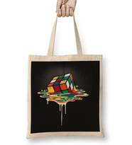 Melted Rubik's Cube Bez Çanta Uzun Saplı