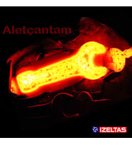 İzeltaş Açık Ağız Anahtar Çatal İki Ağız Açıkağız 16 x 17 MM