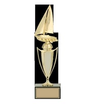 ODAK KUPA - Figürlü Kupalar - Yelken Figürlü Kupalar FG-039 B - 36 cm