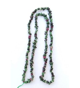 Doğal Rubyzoisit (Anyolit) Kırıktaş Dizi - 80 cm.