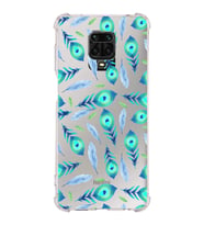 PrintiFy Xiaomi Redmi Note 9s Uyumlu Nazar Boncuğu 3 Baskılı Şeffaf Köşe Korumalı Antişok Kılıf