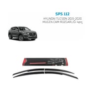 Hyundai Tucson Mugen Cam Rüzgarlığı 2015-2020 arası 4'lü Sunplex (Beyaz)