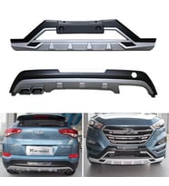Hyundai Tucson Ön Arka Tampon Koruma Difüzör 2015-2018 Arası Lüx