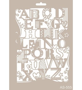 Cadence New Stencil Collection A4 AS-555 