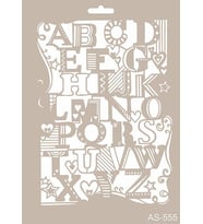 Cadence New Stencil Collection A4 AS-555 