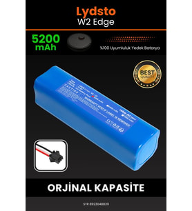 Lydsto W2 Edge 5200mAh Robot Süpürge Bataryası - Koruma Katmanlı Batarya Teknolojisi