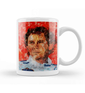 Ayrton Senna 03 Kupa Bardak Porselen