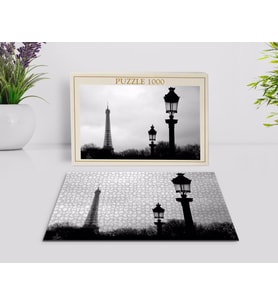 BK Home Paris Manzara 1000 Parça Profesyonel Puzzle-1