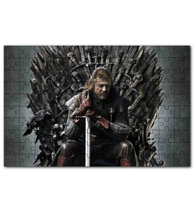 Cakapuzzle Yüzüklerin Efendisi Sean Fasulyesi Görsel Puzzle Yapboz MDF (Ahşap) (120 Parça)