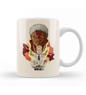 Shingeki No Kyojin Attack On Titan Reiner Braun Armored Titan Kupa Bardak Porselen