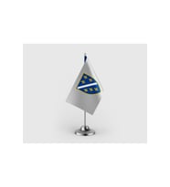 Bosna Hersek Cumhuriyeti Tekli Saten Masa Bayrağı Seti