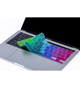 MacBook Pro Klavye Koruyucu 13inc A2251 A2289 A2338 16inc A2141 Avrupa İngilizce (Pembe-Fuşya)