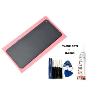 Xiaomi Mi 10T PRO Uyumlu Lcd Ekran Dokunmatik Servis + B-7000 + Tamir Seti