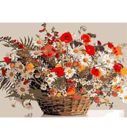  Sayılarla Boyama Seti(50x65) cm Tuval Şasesine Gerili)