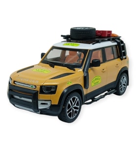 Model Araçlar - Metal Sesli Off-Road Araba 22 cm - Sarı