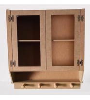 Hobi ADN MODEL 90350 Ecza Dolap İki Kapaklı Kupaklı Ahşap MDF HAM El Yapım