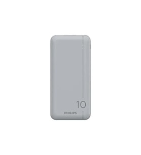 PHILIPS DLP1810CV 10.000 mAh 2xUSB-A 2.1A, USB-C Çıkış Taşınabilir Şarj Cihazı Gri