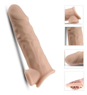 Renegade Annex Thin 19 Cm Testis Tutuşlu Gerçekçi Penis Kılıfı