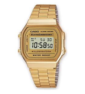 Casio A168WG-9WDF Retro Quartz Çelik Altın Rengi