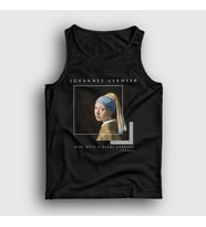 Presmono Unisex Siyah Girl With A Pearl Earring Johannes Vermeer Atlet 553603tt