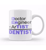 Doctor Engineer Artist Dentist 032 Kupa Bardak Porselen