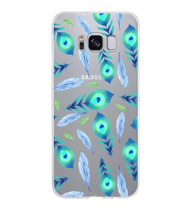 PrintiFy Samsung Galaxy S8 ile Uyumlu 1mm Slim Fit Nazar Boncuğu 3 Baskılı Şeffaf  Kılıf