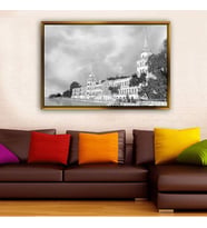 Altın Çerçeveli dekoratif tablo a2079 (Gold)