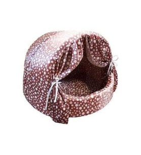 Pembe Yuvalı Kedi Yatağı, Rahat ve Konforlu 40x50x36 cm
