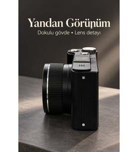 Seyahat ve Günlük Çekimler İçin Katlanabilir Ekranlı Dijital Kamera