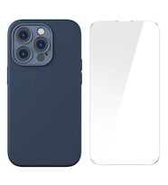 Baseus Liquid Silica Gel iPhone 14 Pro 6.1 Magsafe Silikon Kılıf + Tempered Ekran - SSSSSS4102-1