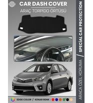 TOYOTA COROLLA E170 (2013-2019) Torpido Örtüsü Ön Göğüs Koruma Araca Özel Çatlamayı Önler Kaymaz