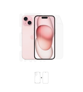 iPhone 15 Full Body 360 Derece Ön Arka Ve Yan Koruyucu Poliüretan Film