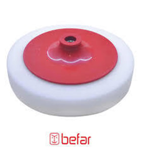 BEFAR POLİSAJ SÜNGERİ VİDALI 10101 BEYAZ 180MM 180*35MM
