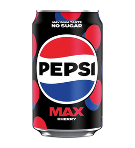 Pepsi Max Cherry No Sugar Cola 330ml 