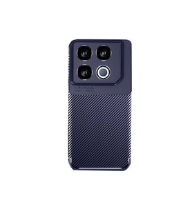 Newface İnfinix GT 20 Pro Kılıf Auto Focus Karbon Kapak - Lacivert
