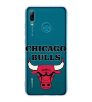 Huawei P Smart 2019 Uyumlu Kapak Chicago Bulls Tasarımlı Şeffaf Silikon Kılıf