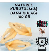 Naturel Kurutulmuş Dana Kulağı 100Gr Köpek Ödülü