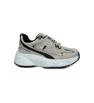 Celira Flt Bej Siyah Fileli Kadın Sneaker Spor Ayakkabı