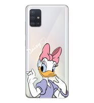 Samsung Galaxy A51 Uyumlu Ördek Desenli Şeffaf Telefon Kılıfı