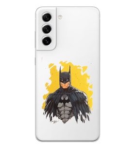 Samsung Galaxy S21 FE Uyumlu Batman Tasarımlı Şeffaf Telefon Kılıfı