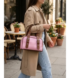 City Bloom Pembe Omuz Çantası