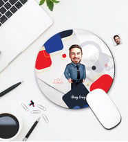 Kişiye Özel Karikatür Polis Tasarımlı Mouse Pad 065