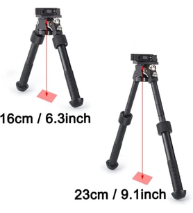 Super X TAC Picatinny Rail 22 mm Hareketli Bipod