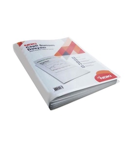 Noki Cepli Sunum Dosyası 60 Lı Beyaz 64160-N-010