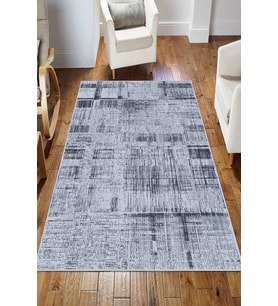 Dijital Kaymaz Taban Yıkanabilir Salon Halısı Mutfak Halısı Koridor Halısı Yolluk ND-HS-362 (Antrasit)