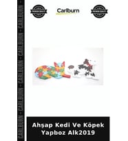 Özel Üretim Eğitici Oyuncak Çocuk Hediye Ahşap Kedi Ve Köpek Yapboz Alk2019