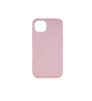 Apple iPhone 13 Mini Uyumlu Kılıf Zore Shining Silikon (Rose Gold Altın)